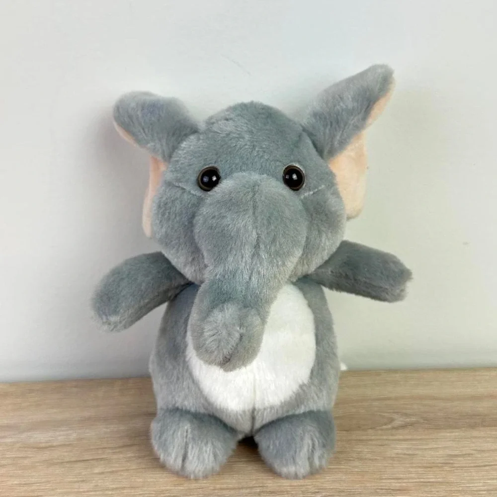 Wish Pets Gray Mini Elephant Plush
